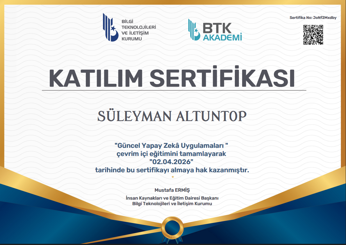 Güncel Yapay Zeka Uygulamaları